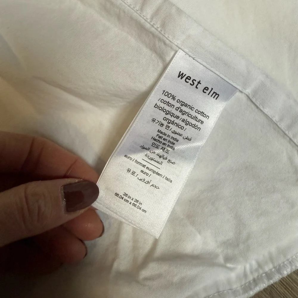 West Elm pillow cover